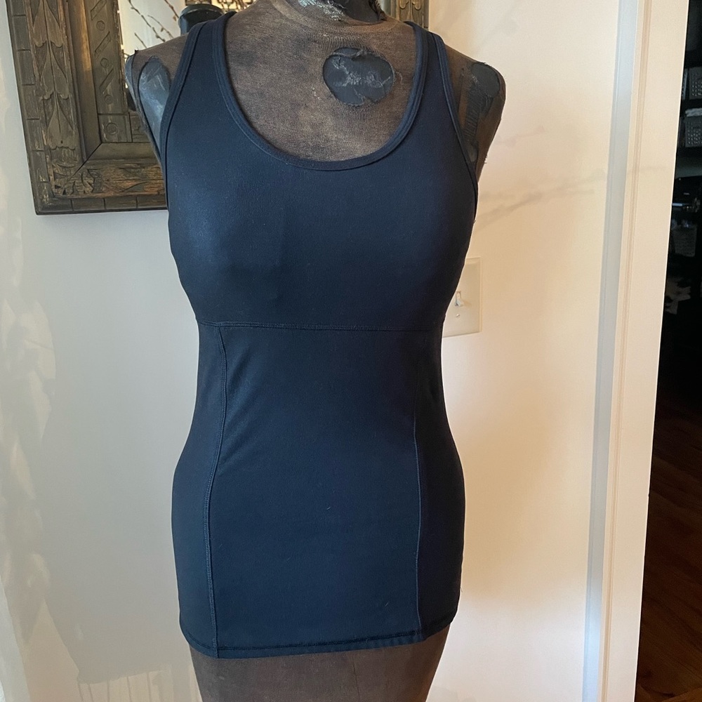 Champion Brand Black Workout or Running Tank with Built in Bra